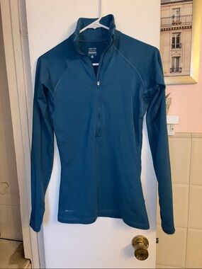 Nike Half-Zip Performance Top - Teal